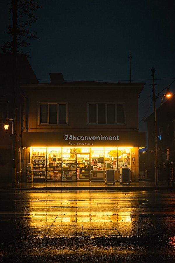 《月光便利店》电影海报
